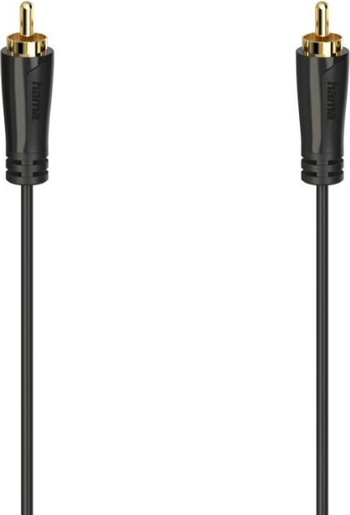 Video-Kabel, Cinch-Stecker - Cinch-Stecker, vergoldet, 1,5 m (00205148)