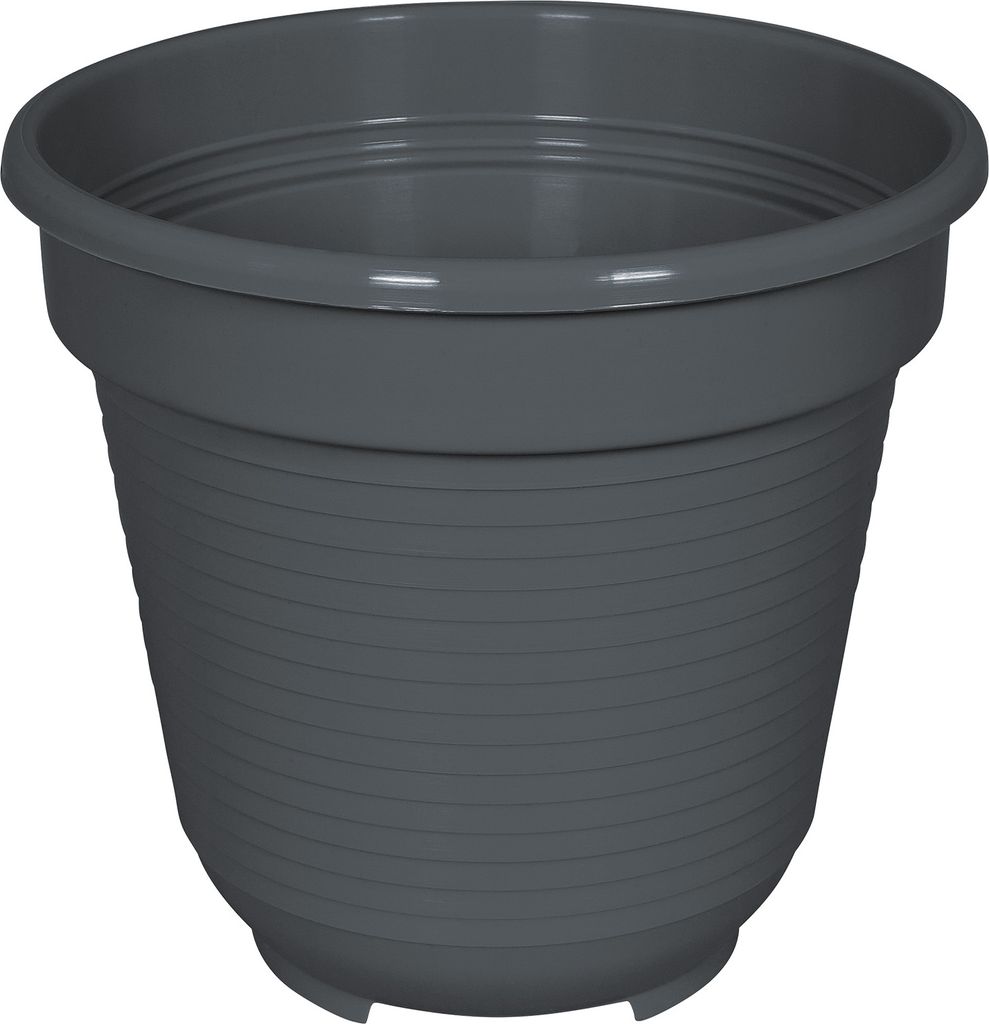 Geli Blumentopf STANDARD Anthrazit Ø 10 cm - Kunststoff