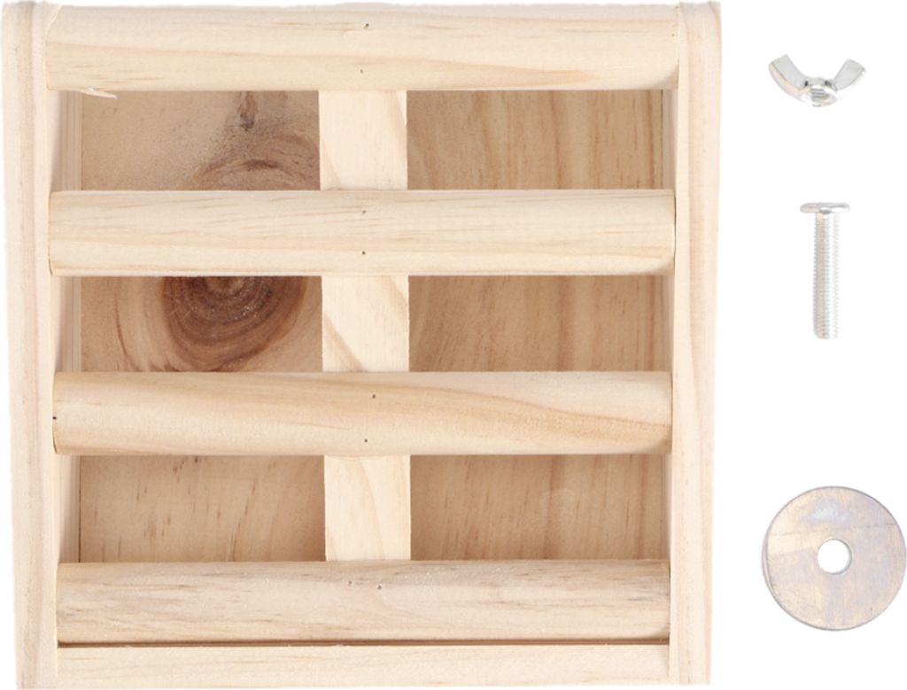 Hölzernen Festkaninchen Futter Feeder Gras Kabinen Rack Stand Food Schüssel Haustier Vorräte für Chinchilla -Meerschweinchen
