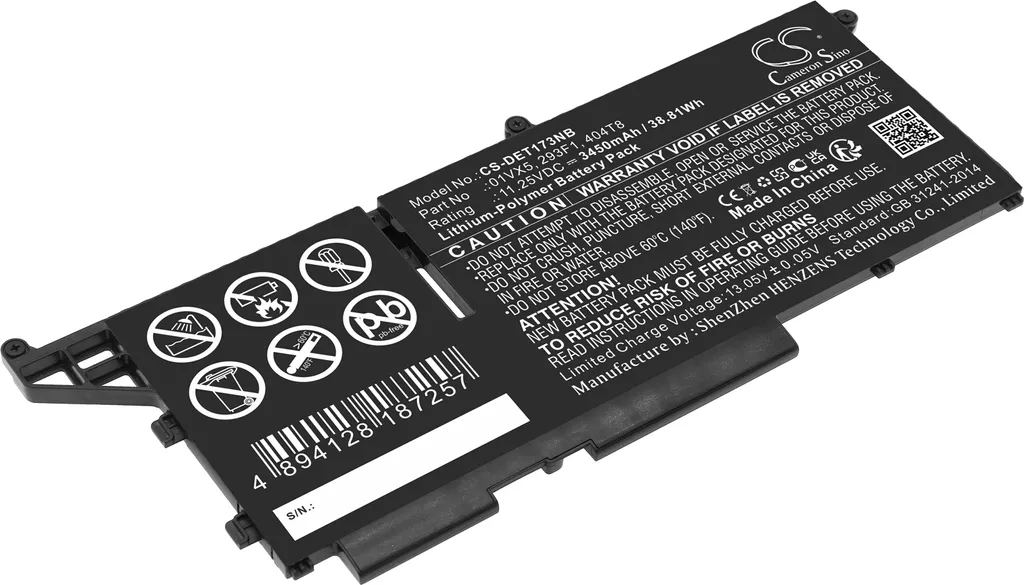 Batteria Notebook Dell Latitude 13 7330 Rugged TECHTEK 01VX5 41Wh