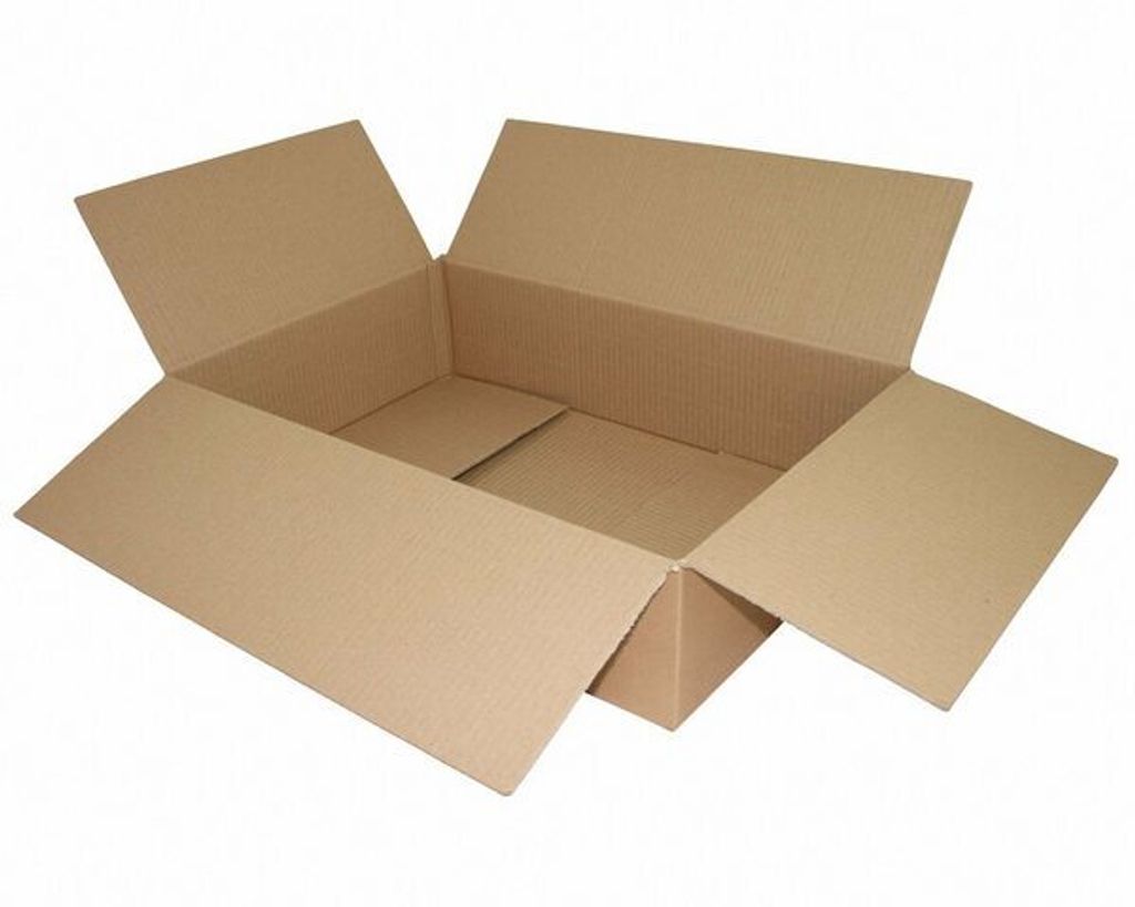 1x Faltkarton  600x400x160mm (Außenmaß) 1-wellig Dickwelle Produktbild 