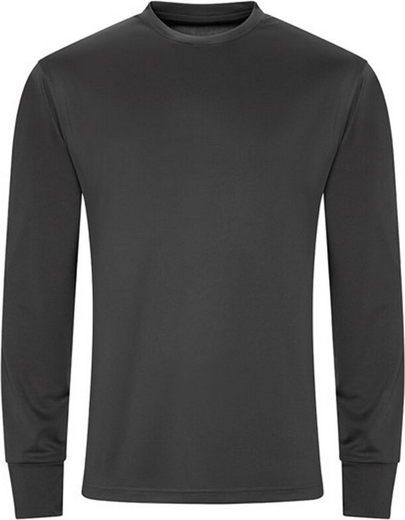 AWDis Cool - T-Shirt für Herren - Aktiv Langärmlig RW8954 (M) (Holzkohle)