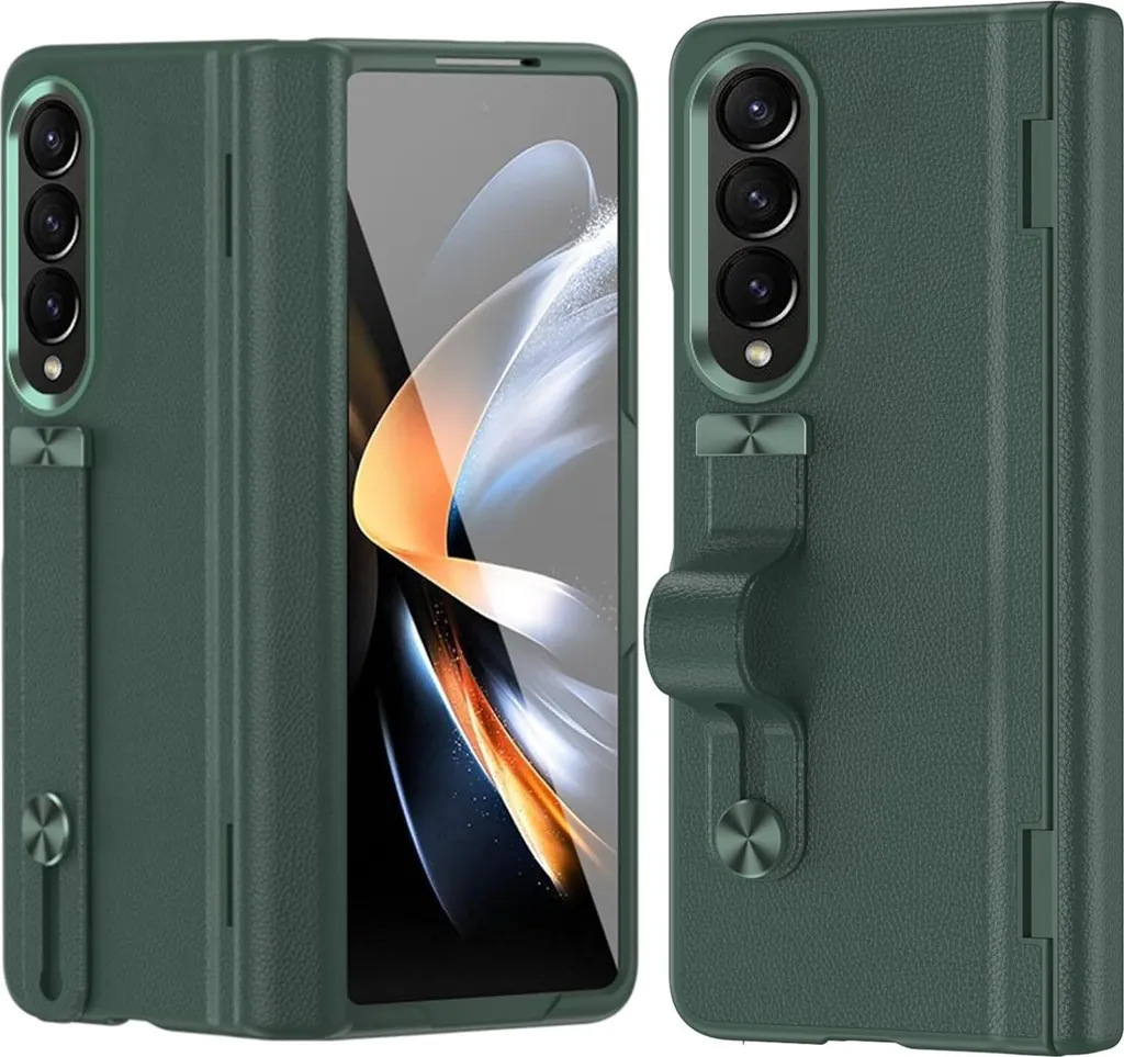 Custodia Elegante Verde per Samsung Z Fold 3 5G | Ultra Protettiva