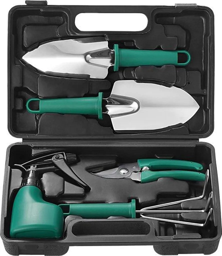 Ensemble d'outils de jardinage légers Inox pour fleurs et potagers