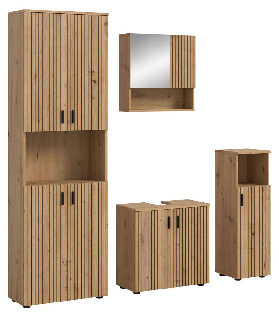 Badkombination Mone | 4-teilig | Artisan Oak Produktbild 