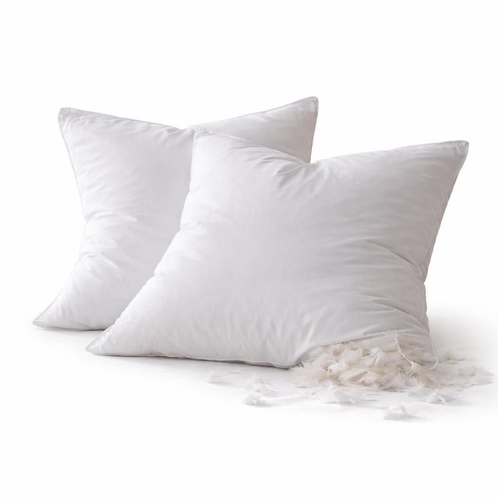 Lot de 2 oreillers moelleux Plumettes Percale de Coton - 60 Image du produit 