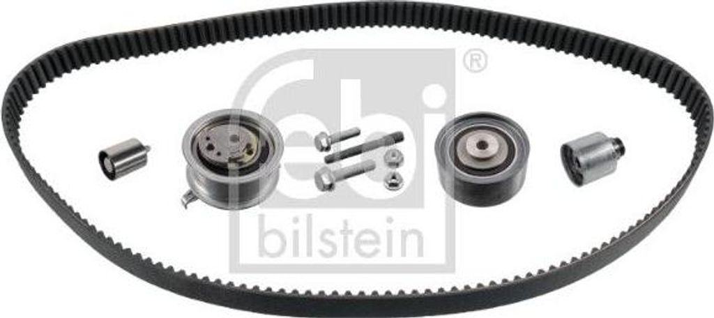 FEBI BILSTEIN 34128 Zahnriemensatz OE 03L198119 kompatibel mit A3 8P, A4 8K, A5 8T, A5 8F, A6 4F, Q5, TT, Altea, Altea XL, Exeo, Leon, Toledo, Octa...