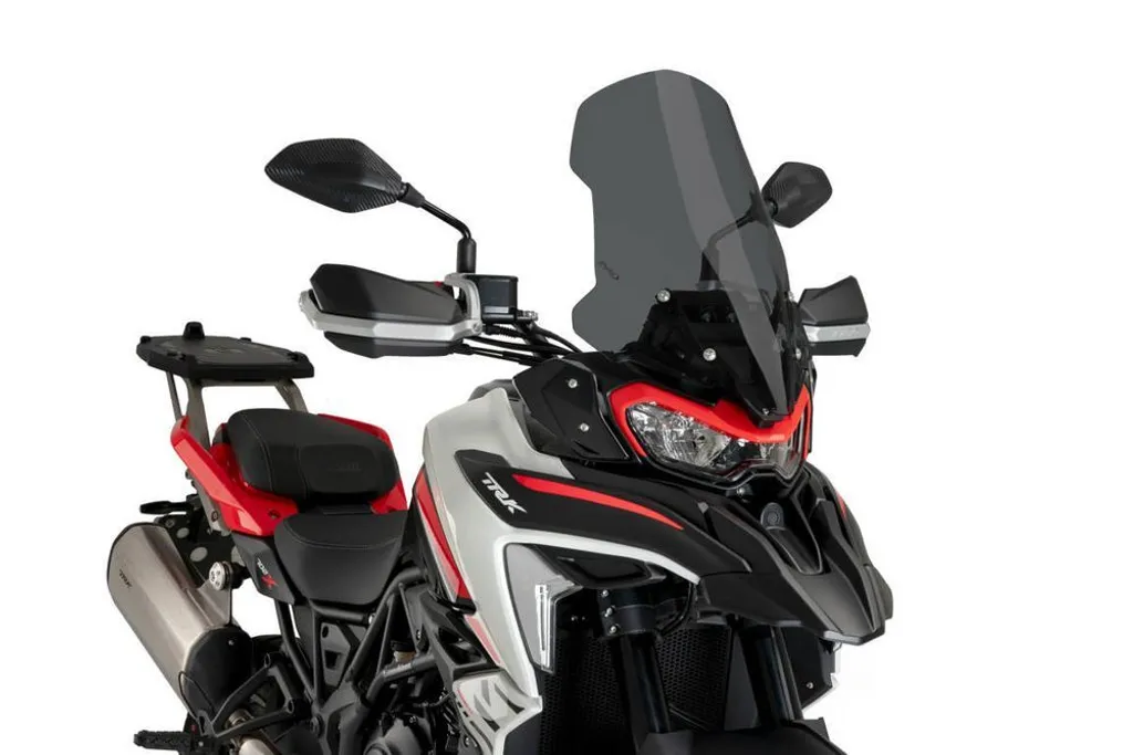 Pare-brise Touring BENELLI TRK 702 PUIG 21754F teinté noir haute qualité