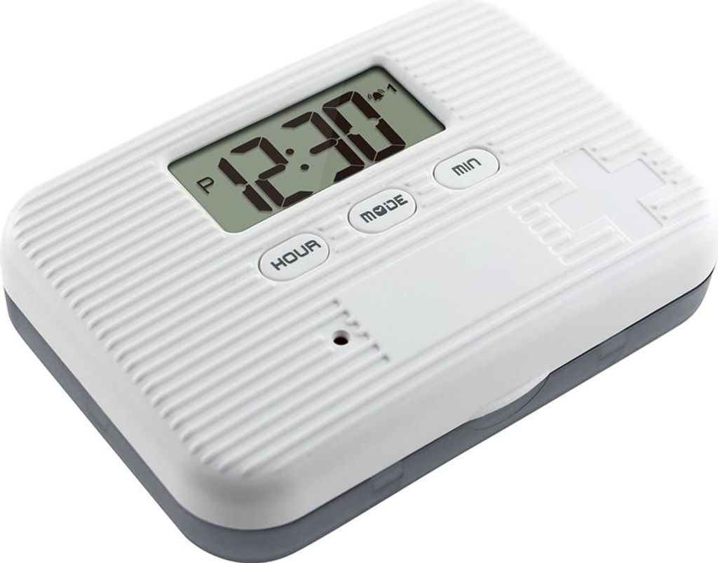 Dozownik tabletek z alarmem, elektroniczny organizer, Zdjęcie produktu 