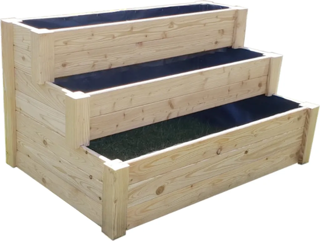 Carré Potager sur Pieds en Bois de Mélèze Westmann Anna 120x76x64cm