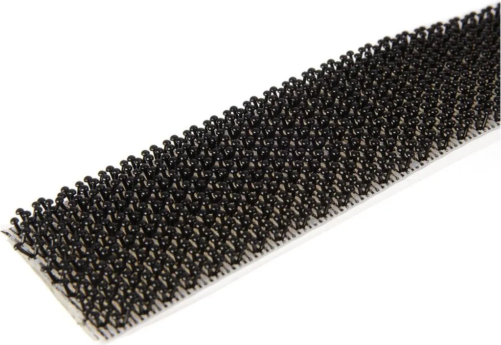 Réparer sans percer avec la bande Velcro adhésive 5m haute performance noir
