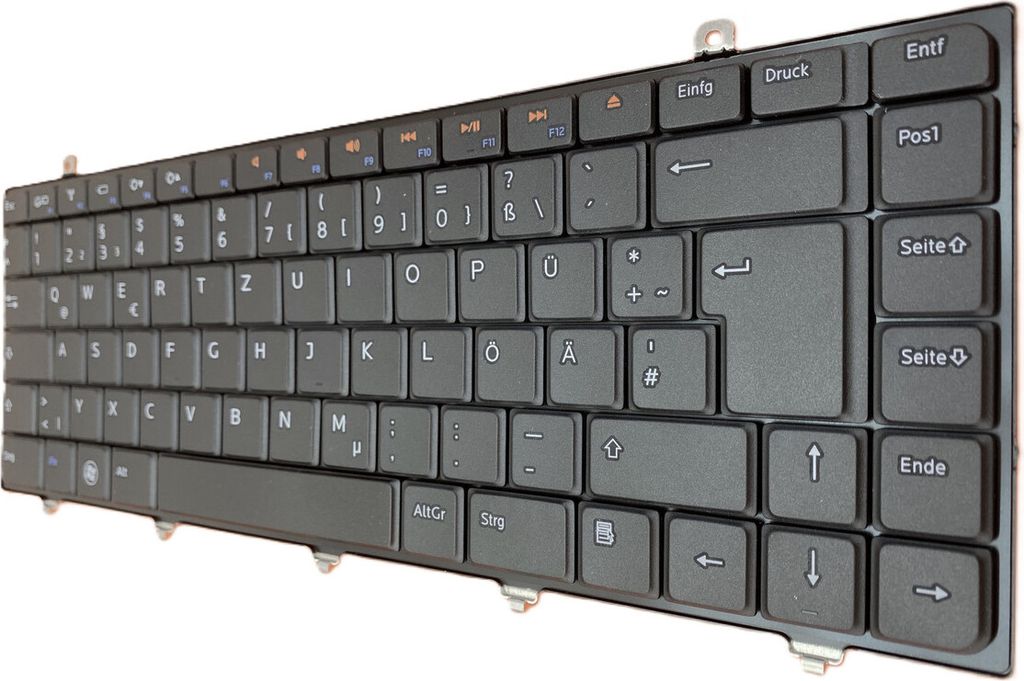 Schwarz - Deutsche (GR) Tastatur kompatibel für Dell Studio S1440 Serie