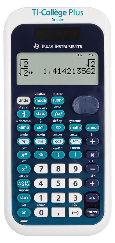 Texas Instruments TI College PLUS Sac Calculatrice Image du produit 