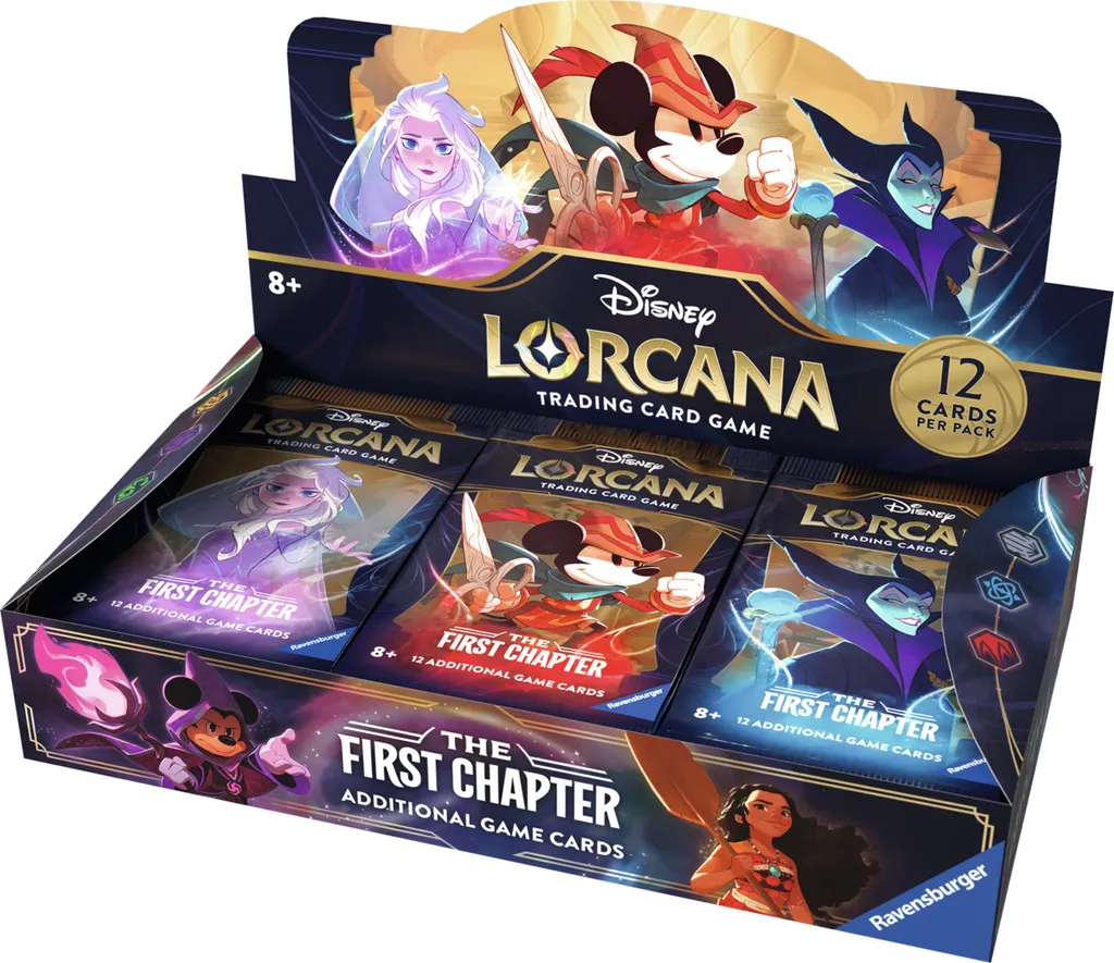 Display Booster Lorcana Anglais - Le Premier Chapitre Complet 24 Boosters
