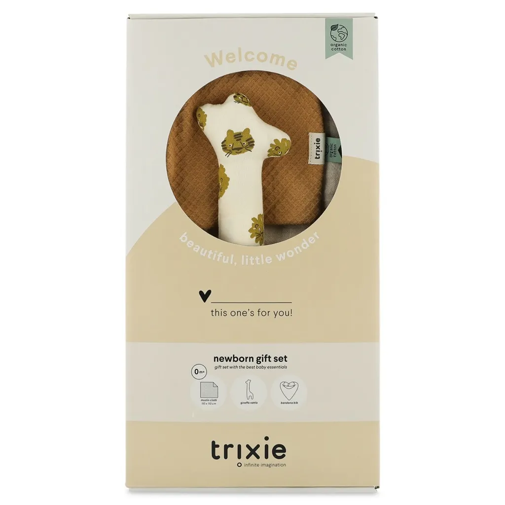 Cadeau de Naissance Prêt à Offrir Trixie Lucky Leopard Set Nouveau-né