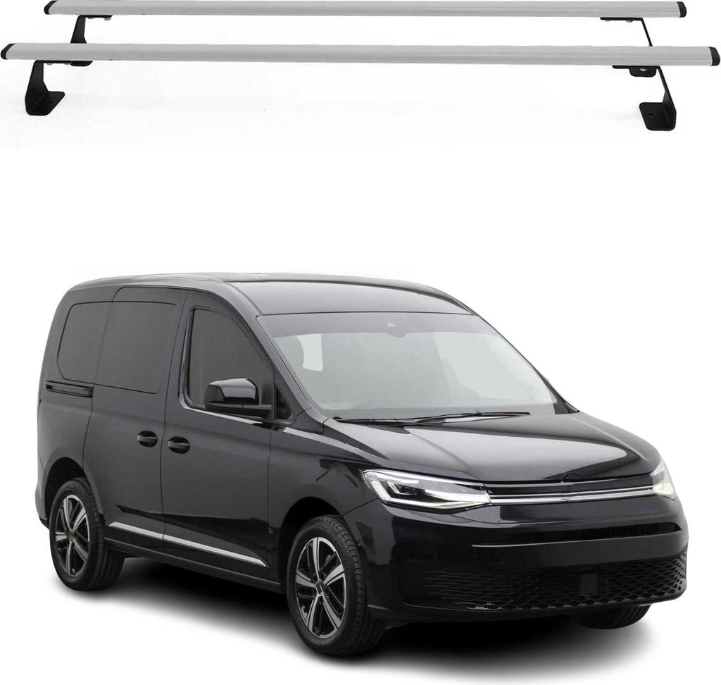 Dachträger Grundtäger für VW T7 Multivan 2021-2025 75kg Stahl Silber 2 tlg