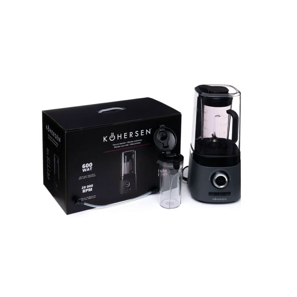 Blender VB1500 KOHERSEN anthracite pour préparations saines sans air