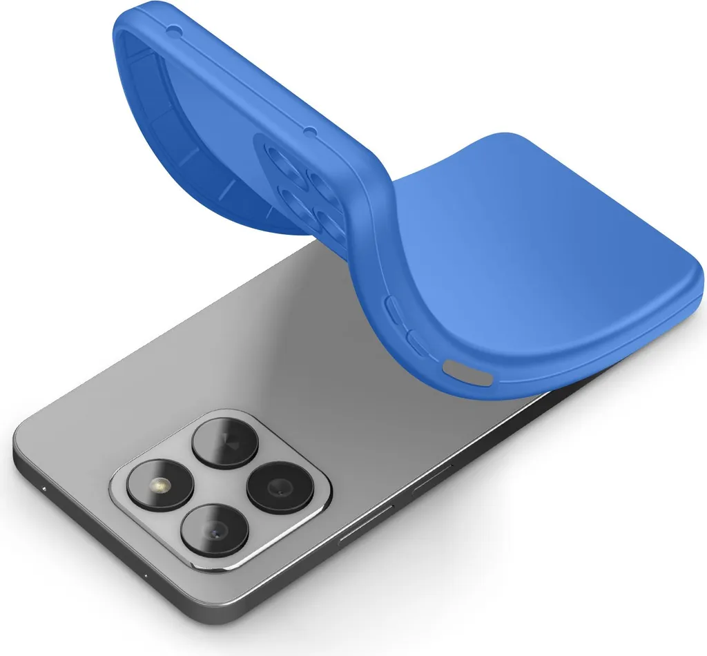 Cover Honor 200 Smart Avizar Silicone Blu - Shockproof & Slim - 5