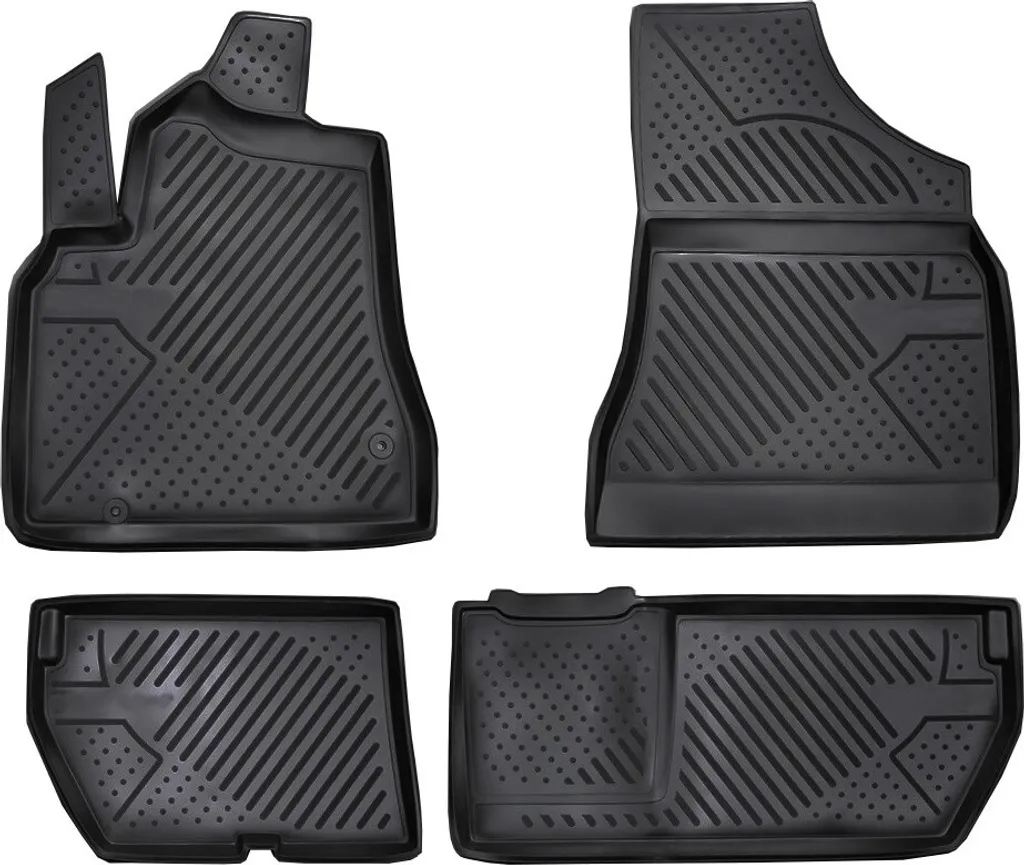 Tappetini in Gomma Premium Citroen Berlingo (2008-2018) - 5 Posti