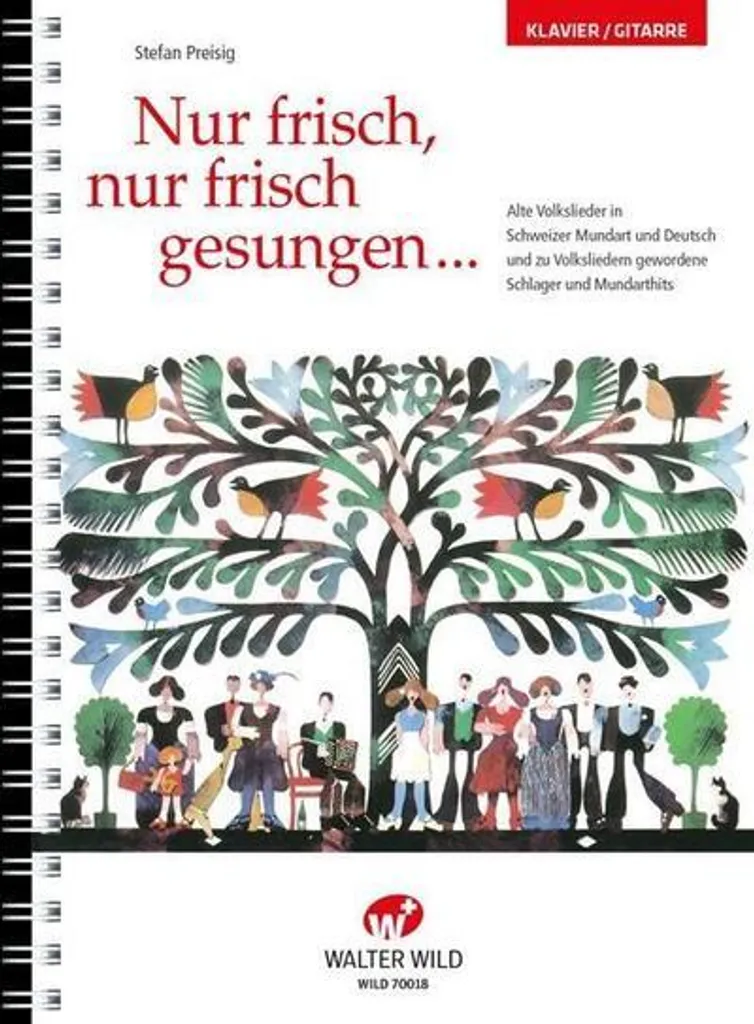 Recueil Nur frisch gesungen Chants pour Chorale et Partitions de Chant