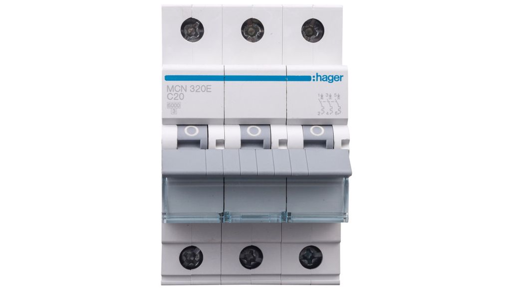 Hager MCN320E, 230 - 400 V Obrázek produktu 
