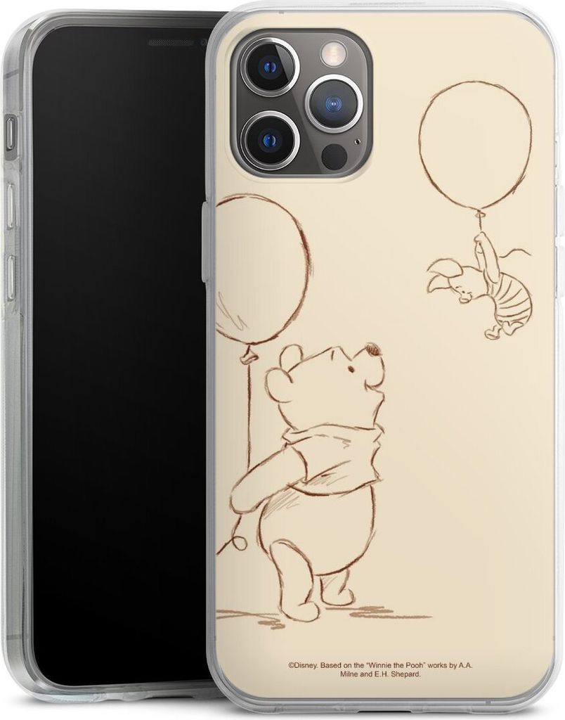 DeinDesign Handyhülle für Apple iPhone 12 Pro Max Silikon Hülle Case Smartphone Schutzhülle Disney Offizielles Lizenzprodukt Winnie Puuh