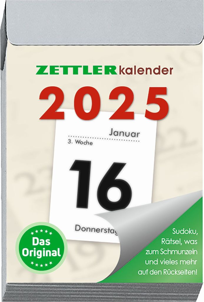 Zettler 660054 Blocco giornaliero n. 1 - 1 giorno /1 Immagine del prodotto 