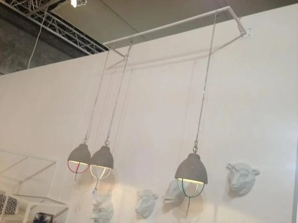 Luminaire Suspension Industrielle en Métal Vert Serax Feeling Design - 4