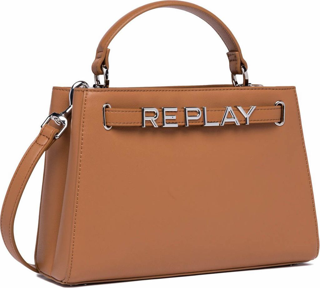REPLAY Handtasche Umhängetasche Handbag Brick Brown terracotta