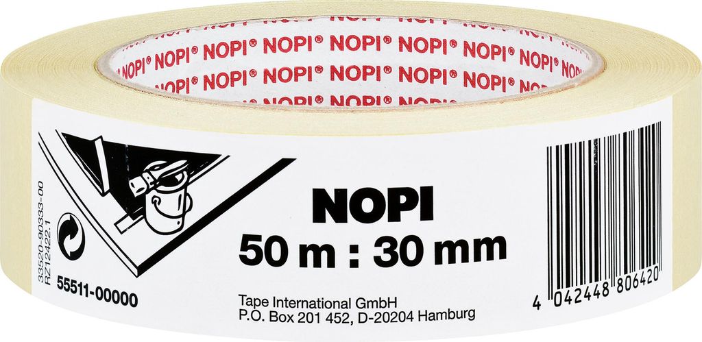 Lepící Páska na Malování Nopi, 50 m x 30 mm | Ideální Pro Obrázek produktu 