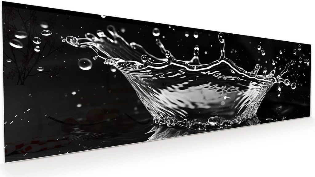 Glasbild 120x40cm in XXL für Wohnzimmer, Schlafzimmer Motiv Produktbild 