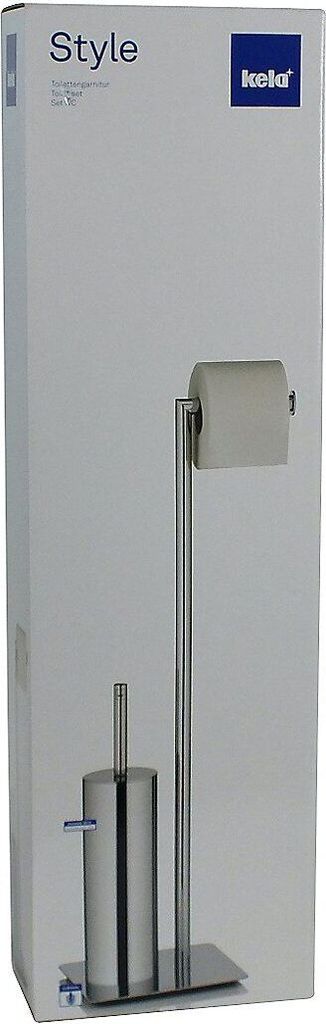 Kela Swing Porta Carta Igienica In Acciaio Inox | 3 Rotoli, Dimensioni 14,5 X 39,5 Cm, Argento