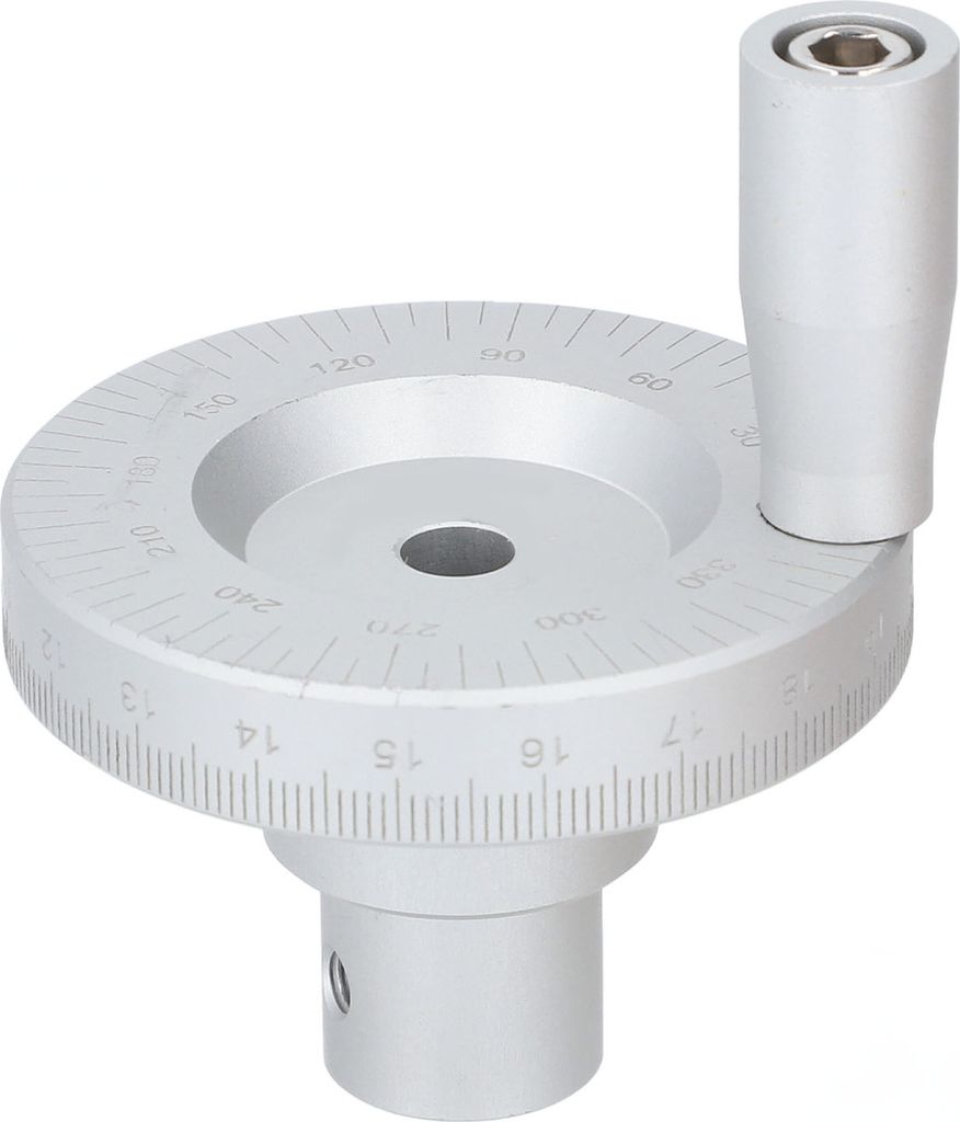 Drehbank Handrad 8mm Innendurchmesser hochpräzise Aluminiumlegierung Ersatzhandrad für Schiebetisch Führungsschiene