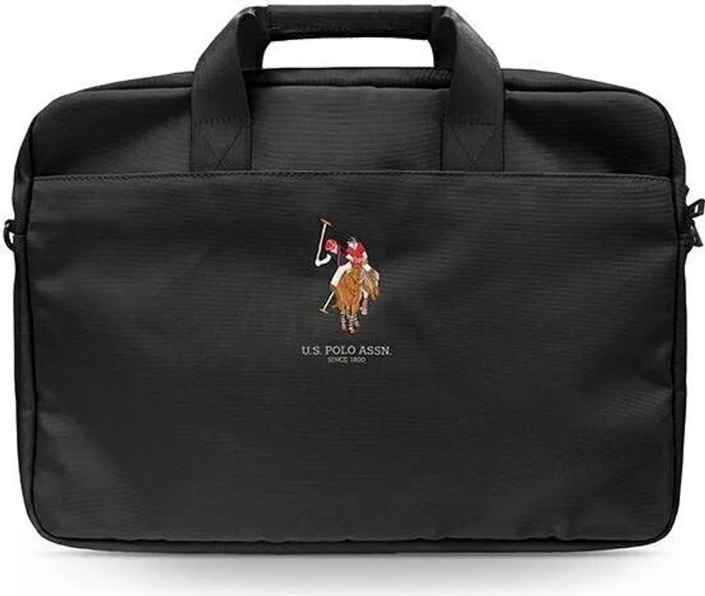 US Polo Assn Sacoche Ordinateur 15 Pouces Noir - Élégance et Protection