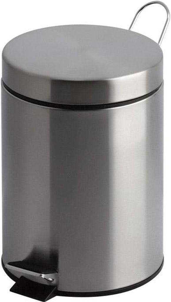 Poubelle à pédale 5 litres - inox Image du produit 