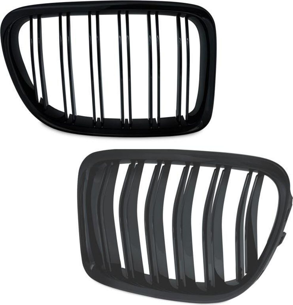 Premium Sport Kühlergrill schwarz Doppelsteg passend für BMW X1 E84 09-15