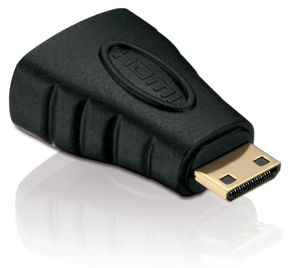Helos X-HA030 Mini HDMI auf HDMI Adapter 1080p schwarz