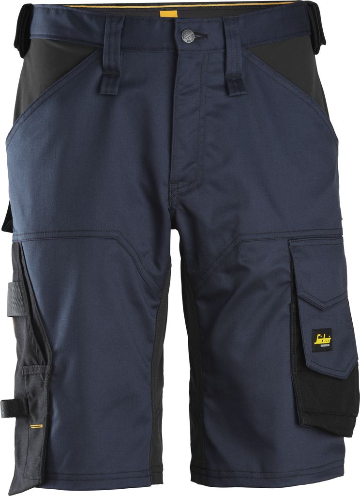Snickers AllroundWork Stretch Arbeitsshorts, EN 14404 Navy-Schwarz-50