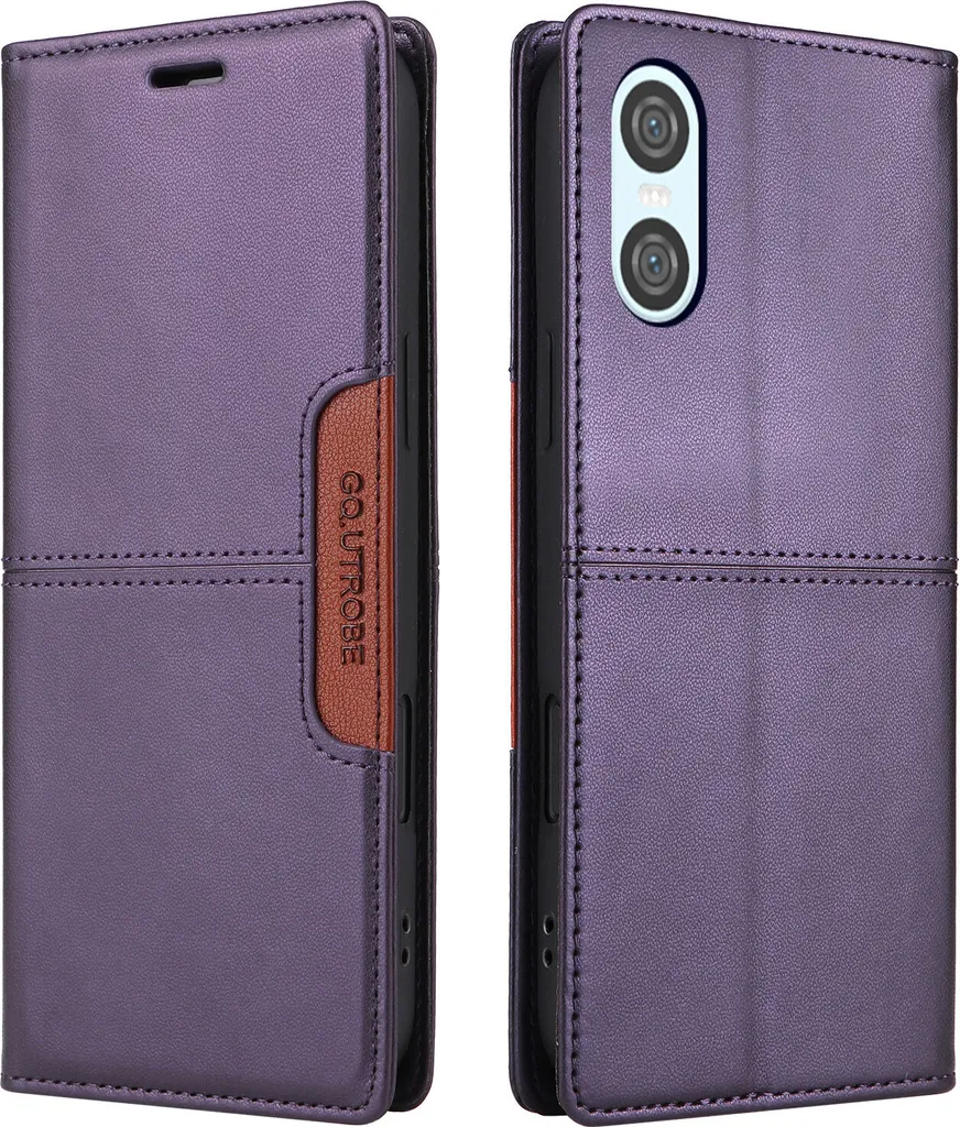 cadorabo Book Case works with Sony Xperia X Performance in BORDEAUX PURPLE - with Magnetic Closure and 3 Card Slots - Wallet Etui Cover Pouch PU Leather Flip
