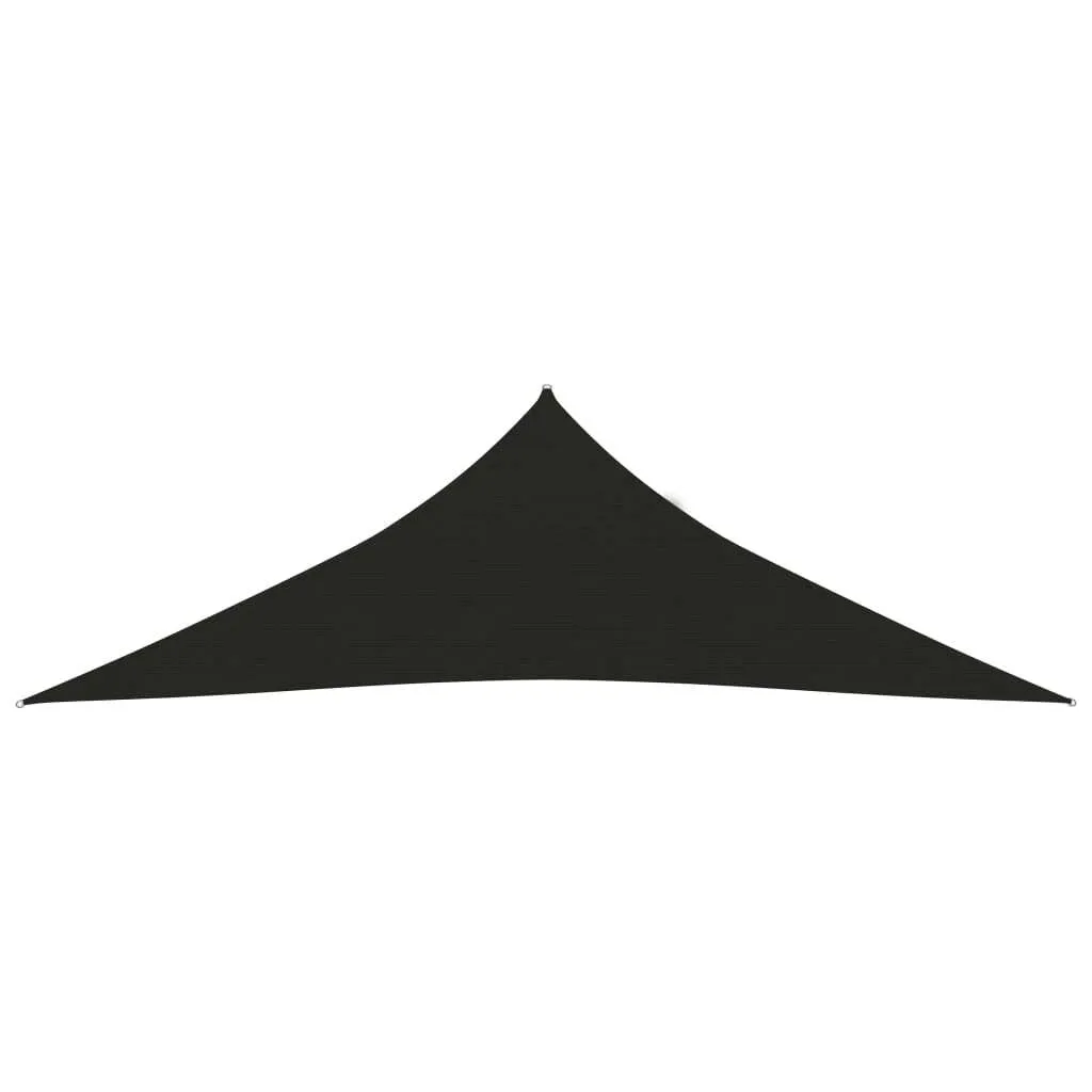 Tenda da Sole The Living Store Nero 5x5x6m | Vela HDPE 160g/m²