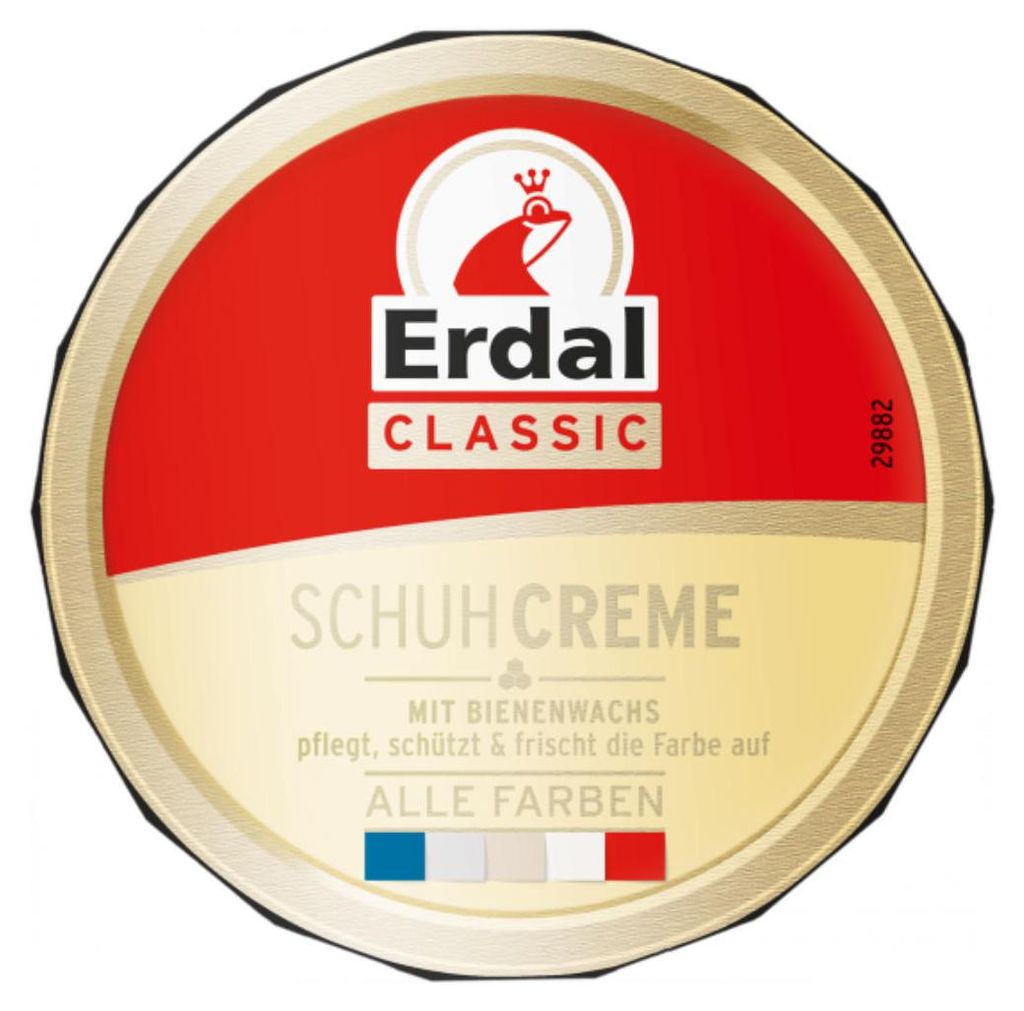 Erdal Dosencreme Schuhcreme mit Bienenwachs - nährt und Produktbild 