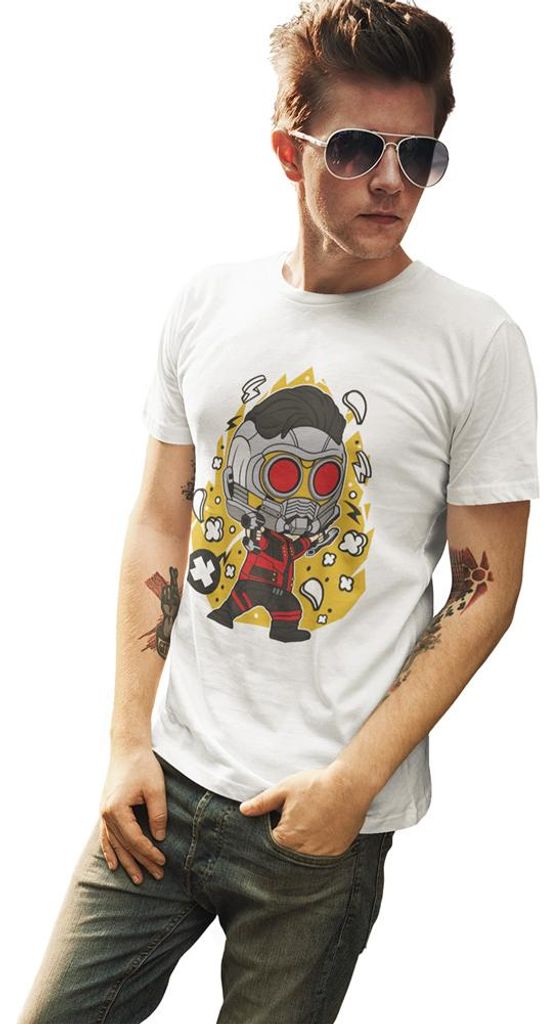 D&B Uni Polo PC00106 Star Lord Weiß-Größe 3XL