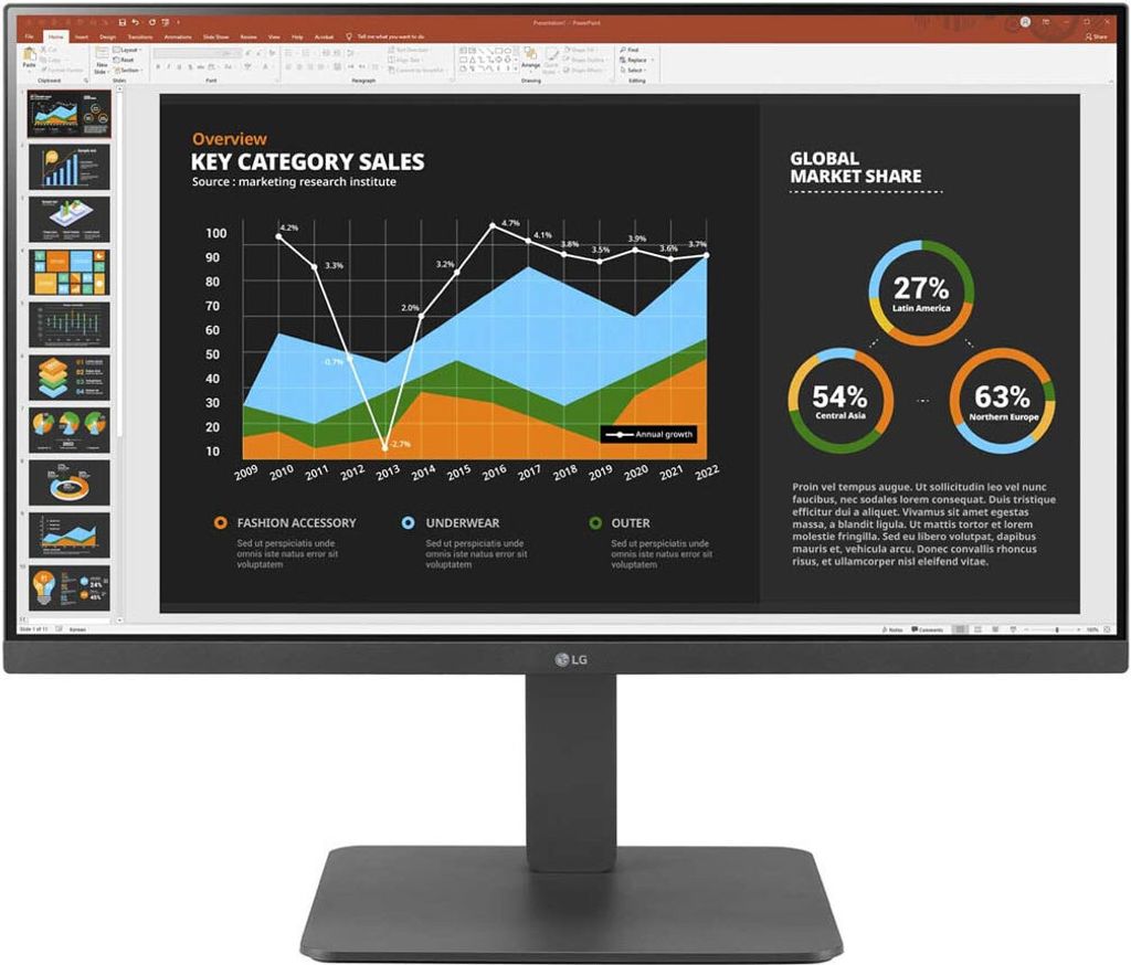LG 24BR650B-C Monitor 60,4 cm (23,8 Zoll) schwarz