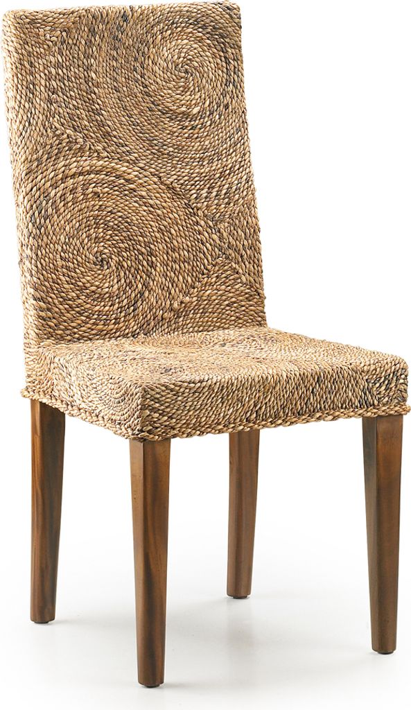 RATTAN BANANENKREISE STUHL 46*50*100 Set von 2 Produktbild 