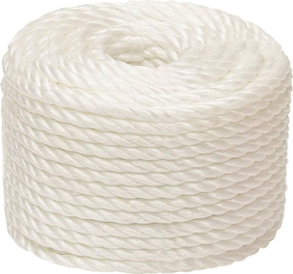 vidaXL Arbeitsseil Weiß 14 mm 250 m Polypropylen