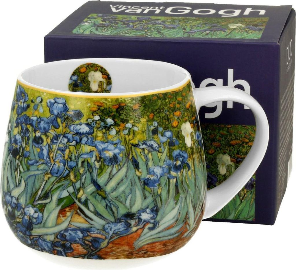 Duo | Mug en porcelaine Van Gogh "Irises" - 430 ml - Image du produit 