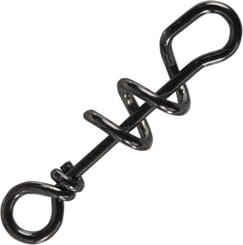 BKK Corkscrew Snap-42 (Black Nickel) - Einhänger, Tragkraft:218lb (98,88kg), Größe:Gr. 5, Packungsinhalt:5 Stück