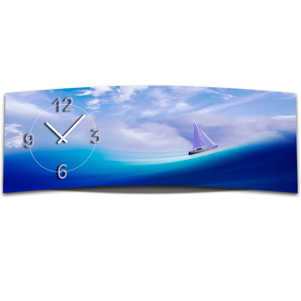 Horloge murale XXL silencieuse pour finir avec le tic-tac - Design 3D