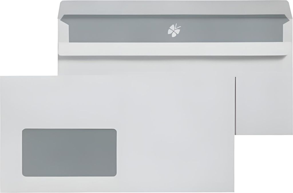 Büroring Briefumschlag DIN lang, mit Fenster, Produktbild 