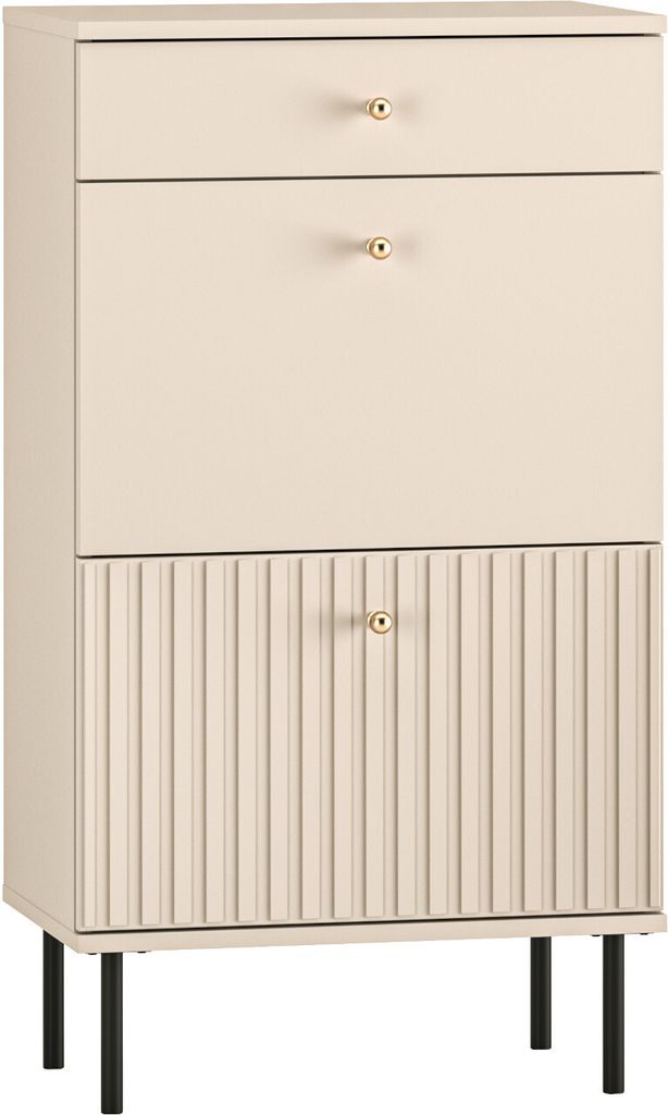 Schuhschrank Schuhregal Beistellschrank ALVA 13 kaschmir